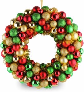 Christmas Wreath Ball Ornaments