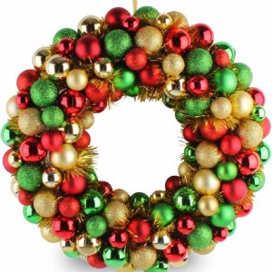 Christmas Wreath Ball Ornaments